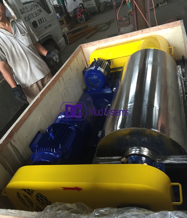 DCLW355-1257 High speed decanter centrifuge shipped to Middle East