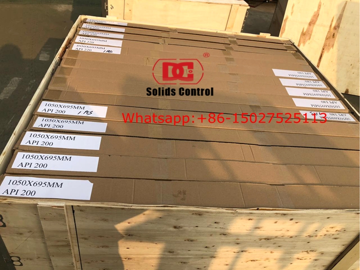 800 PCS 695x1050mm Hookstrip Shaker Screens Shipped to UAE 