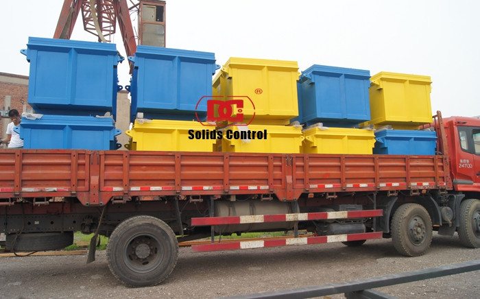 Mud Cutting Skips Shipped To China Domestic Client