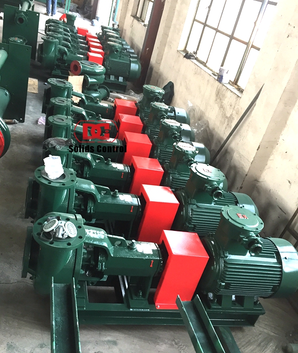 Centrifugal pumps used for drilling mud solid control system