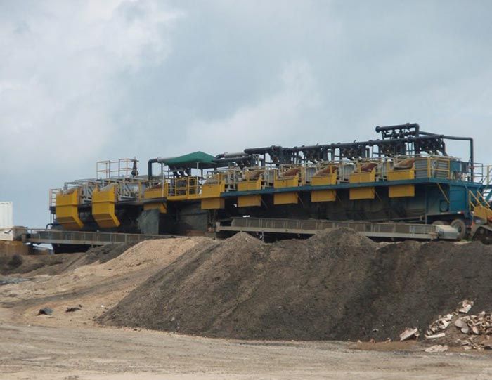 Dredge Slurry Dewatering System